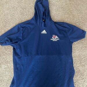 Fresno State football short sleeve hoodie
